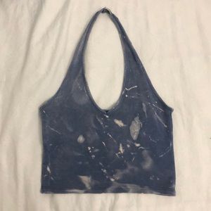 Brandy halter top crop top